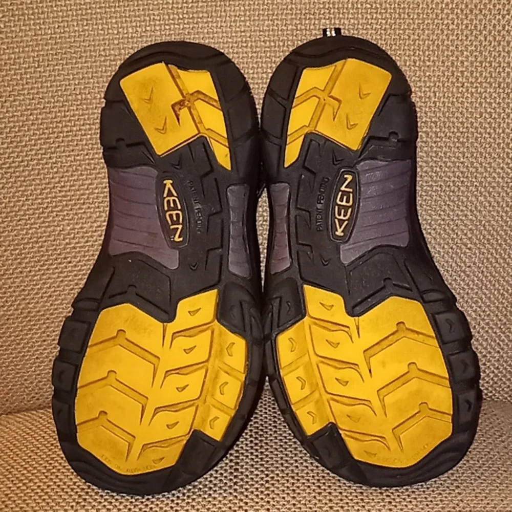 Keen Kids Waterproof Outdoor Newport Sandals Shoes Purple/Yellow Size 4